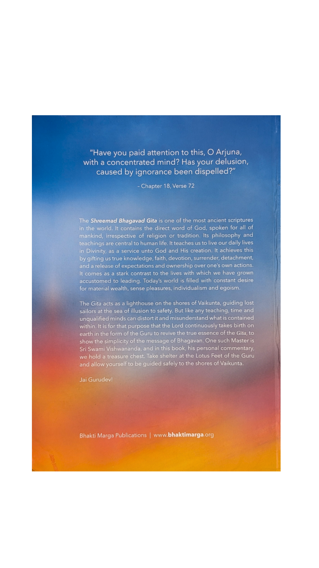 Shreemad Bhagavad Gita - The Song of Love