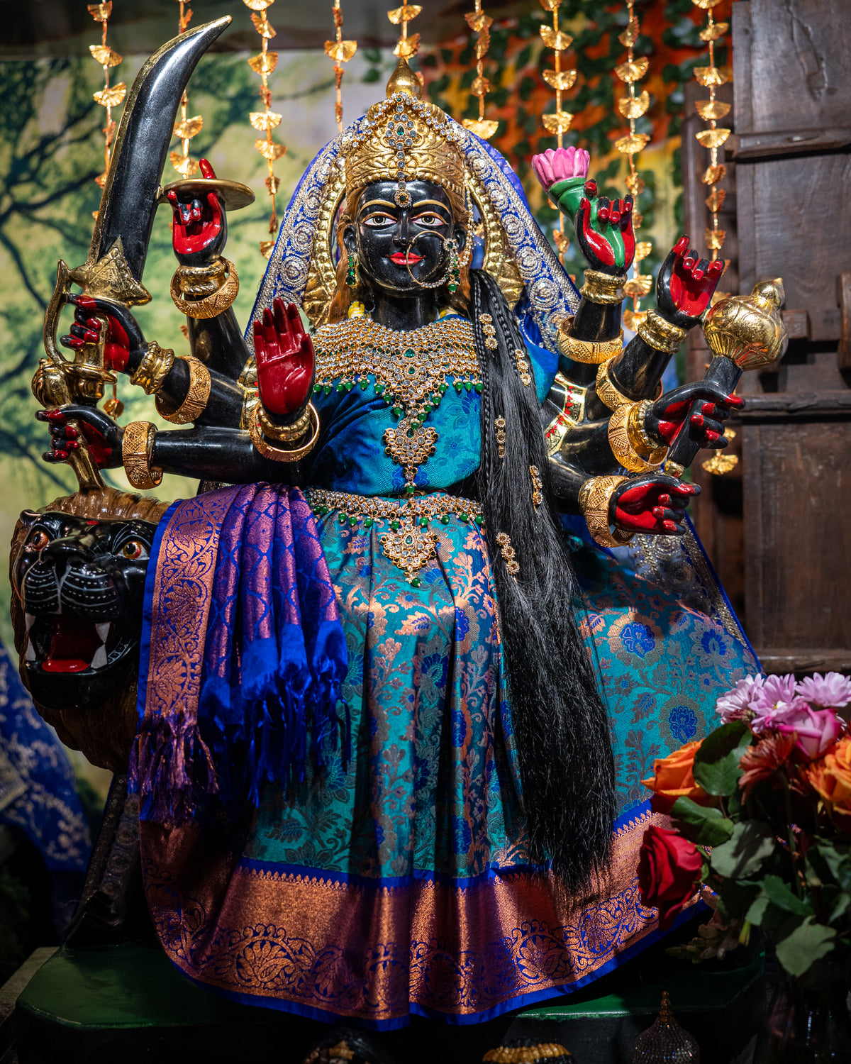 Divine Mother worship at Devi Mandir