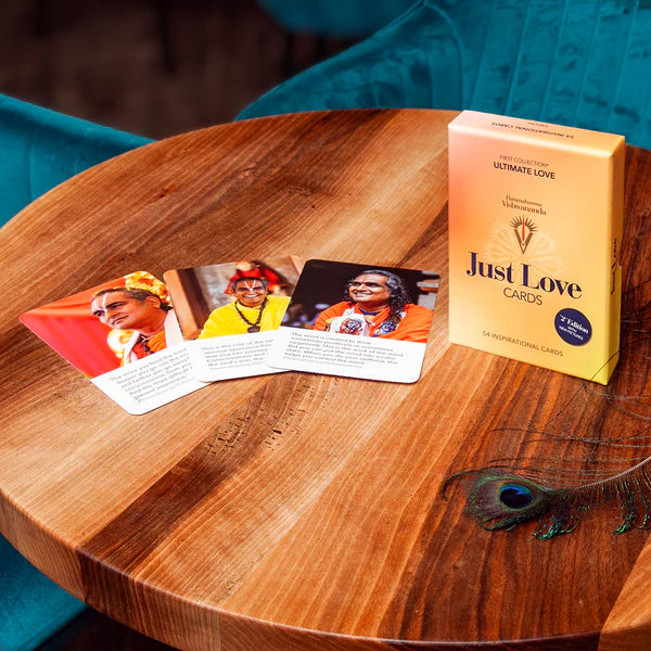 Just Love Cards set with 54 Sri Swami Vishwananda inspiration cards - Bhakti Shop
