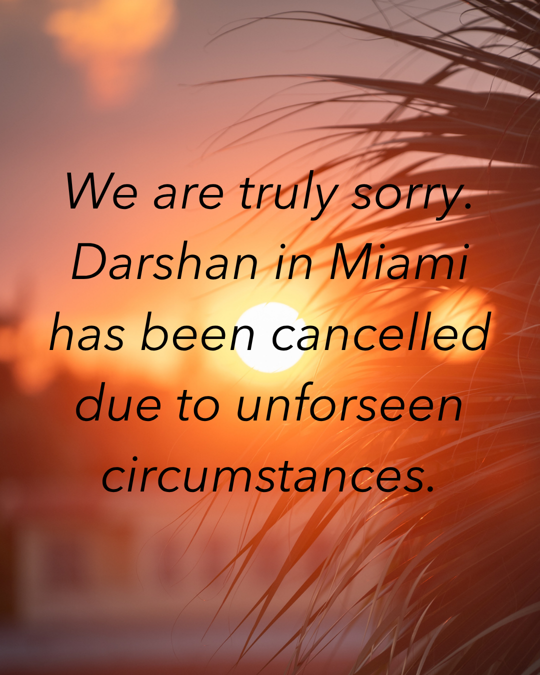 Darshan Blessing Miami