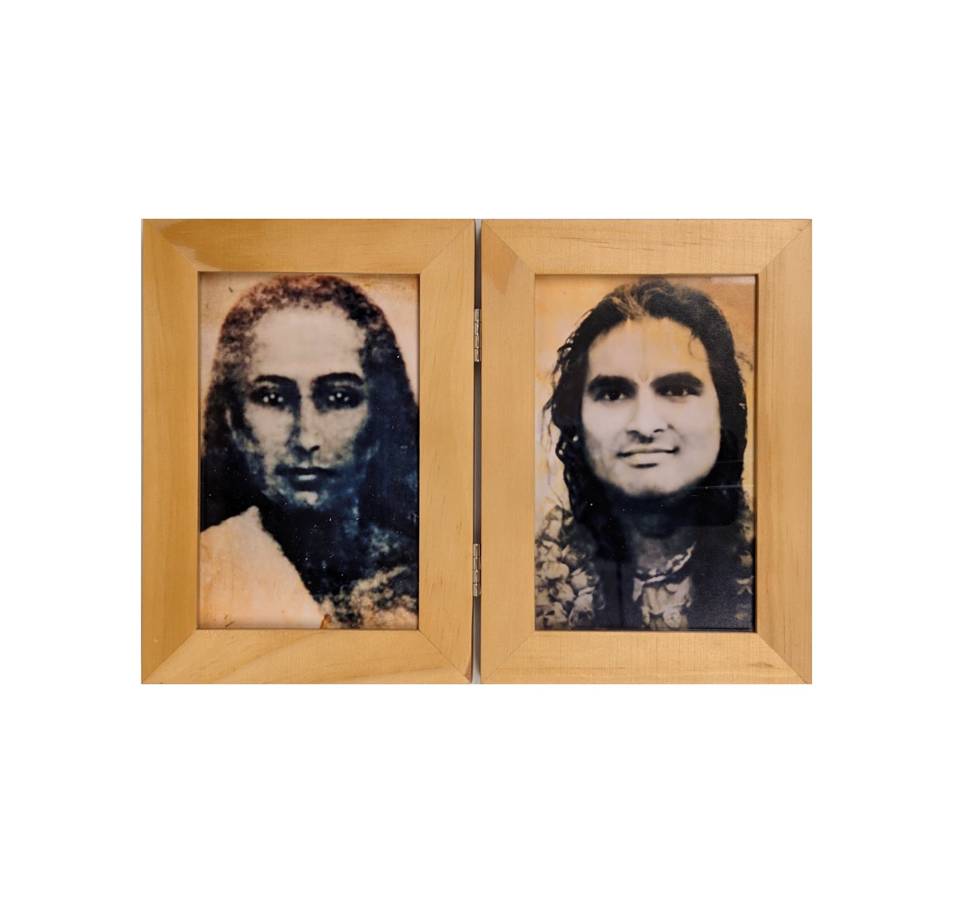 Paramahamsa Vishwananda & Mahavatar Babaji | Double Frame WD 4x6"