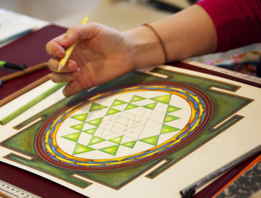 Sri Yantra Painting Meditation