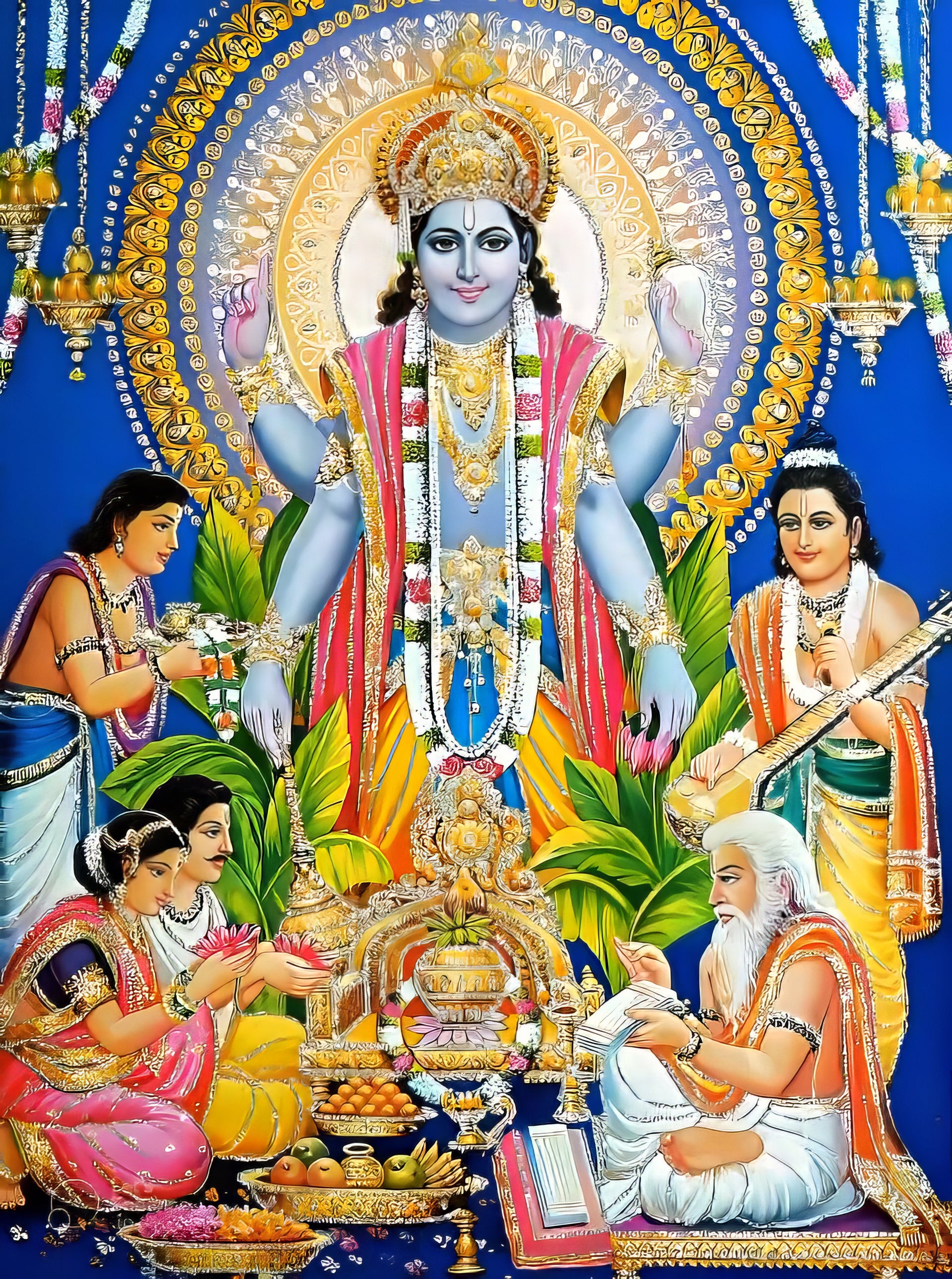 New Year's Day Satyanarayana Puja