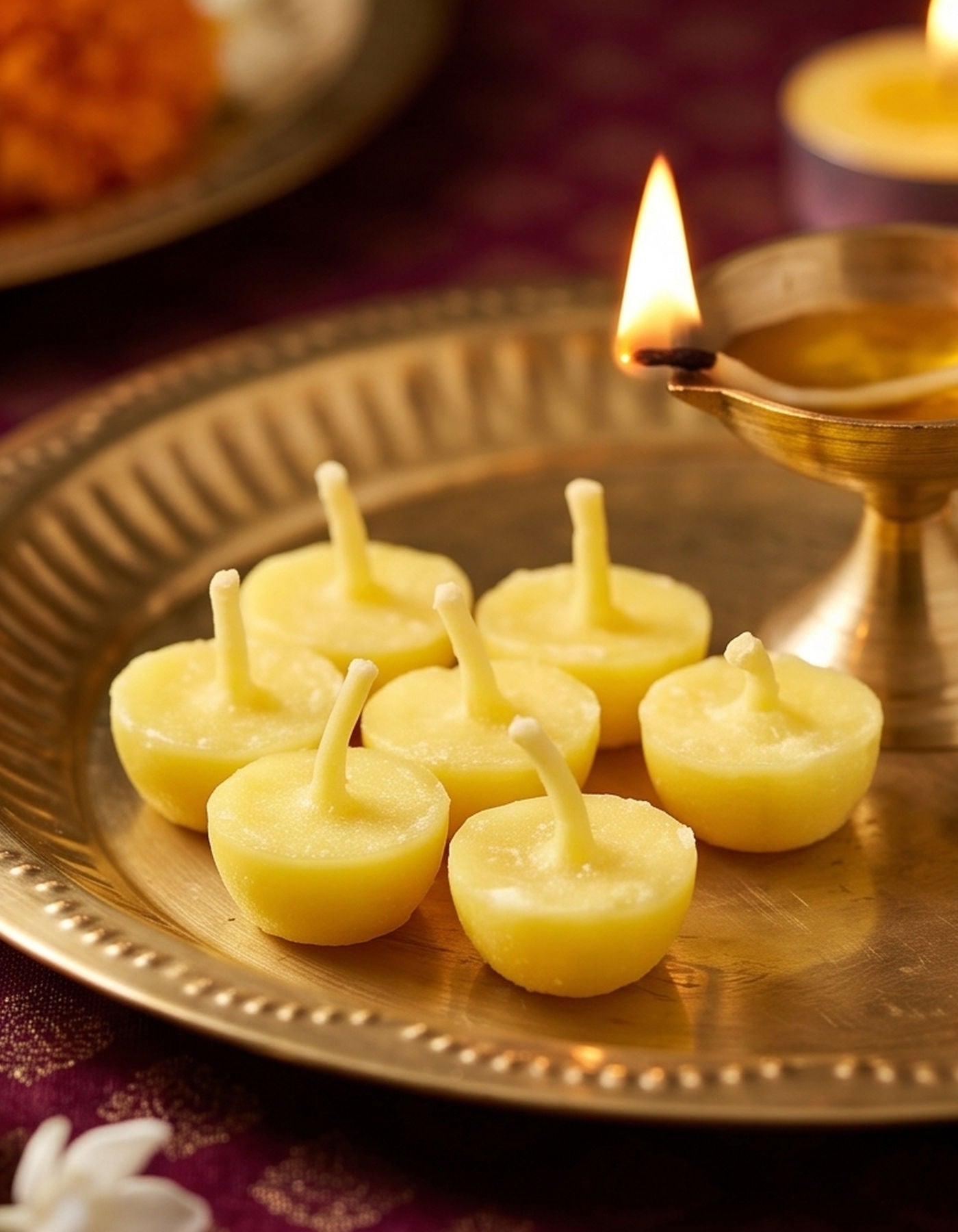 Puja Samagri | Ghee Wicks 50