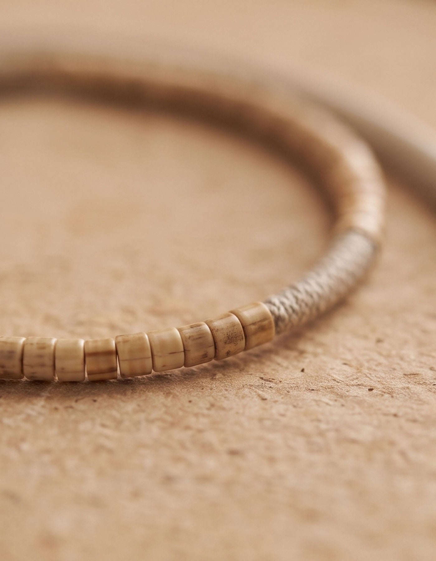 Tulsi Kanthi Mala | Barrel Beads
