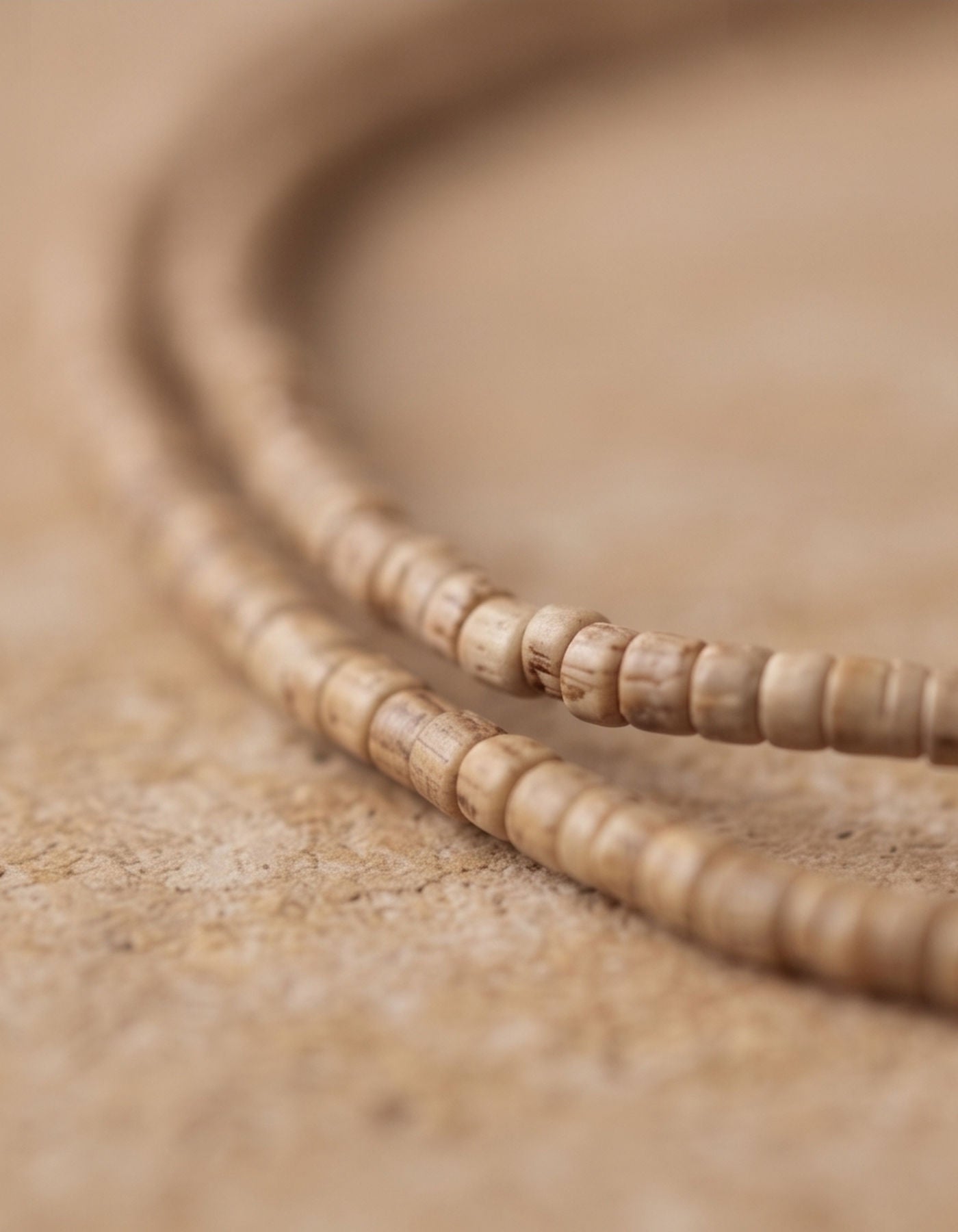 Tulsi Kanthi Mala | Barrel Beads