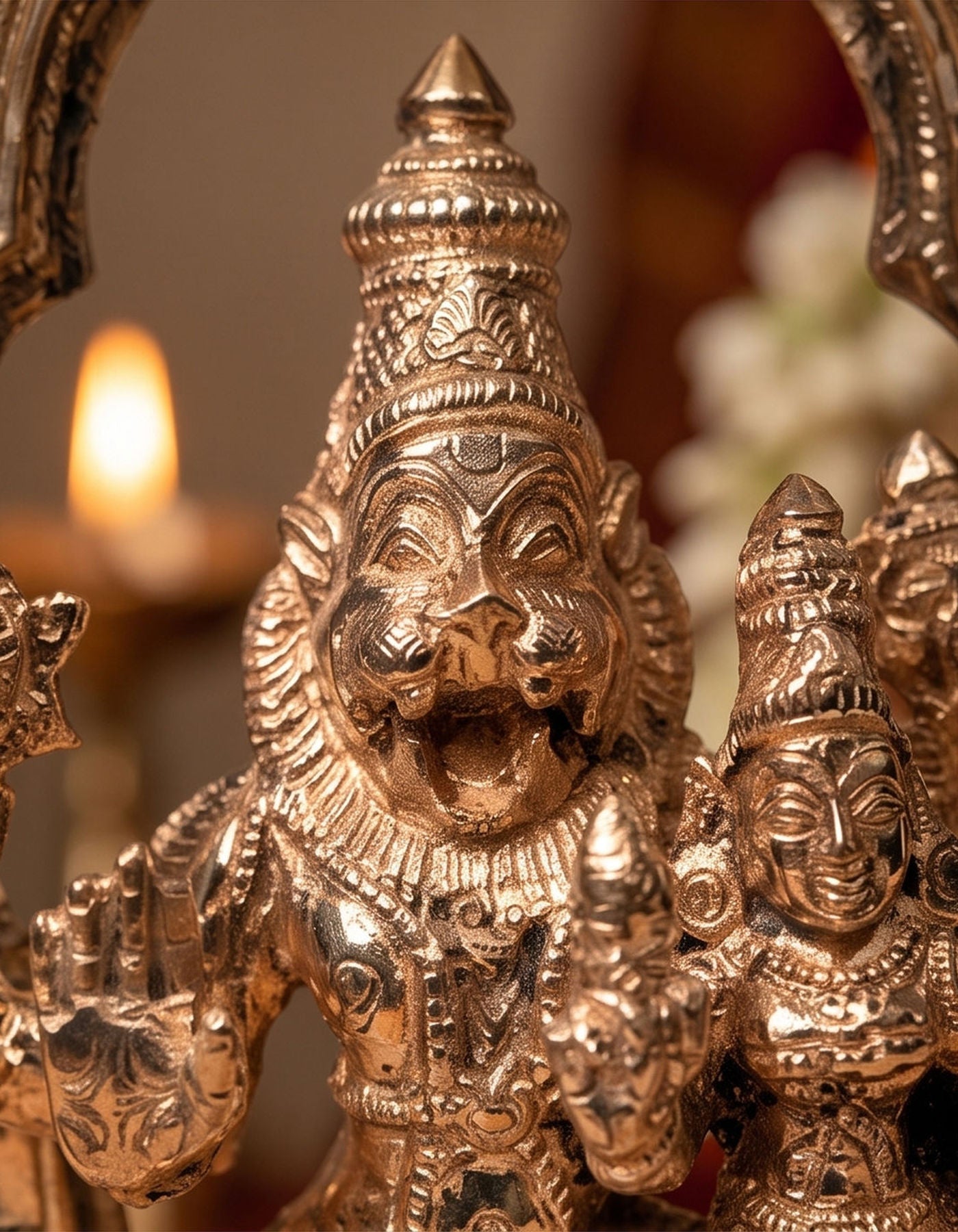 Lakshmi Narasimha with arch | PL 6"  001