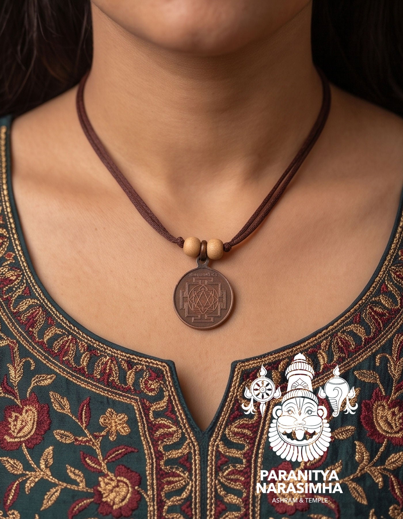 Maha Lakshmi Yantra Pendant | Copper 1