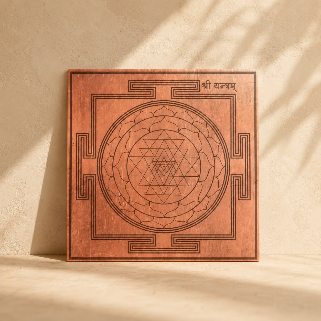 Sri Yantra | Copper Plate 4 Sizes