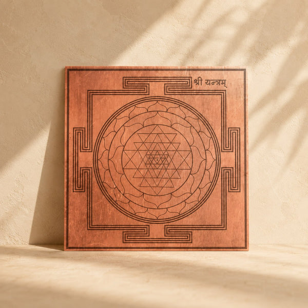 Sri Yantra | Copper Plate 4 Sizes