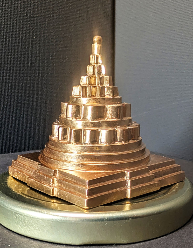 Maha Meru Sri Yantra | 2x2" Panchaloha