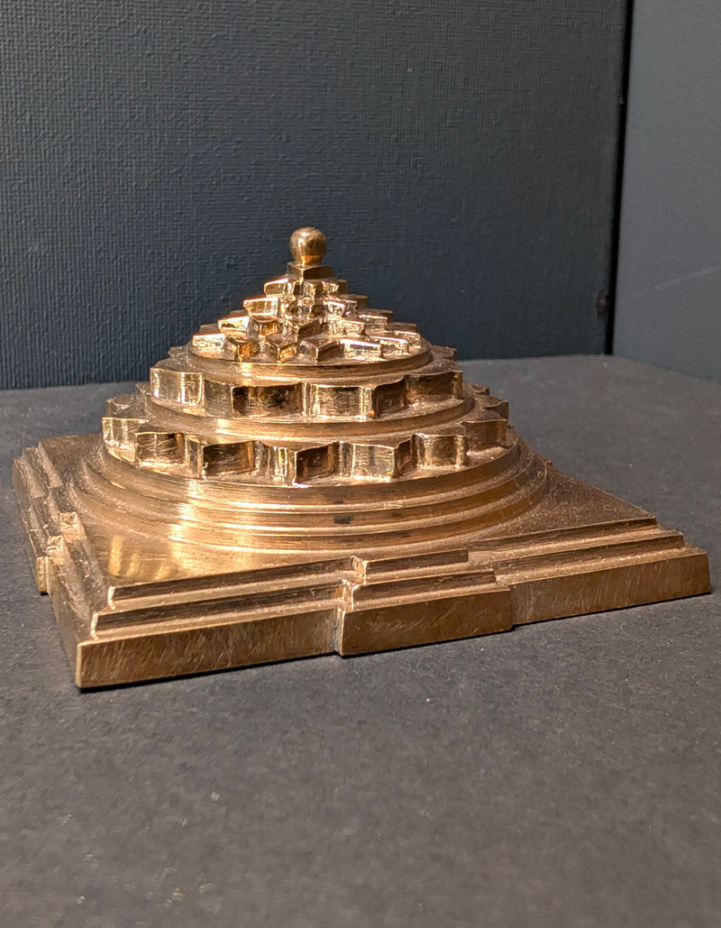 Maha Meru Sri Yantra | 3x3" Panchaloha 2