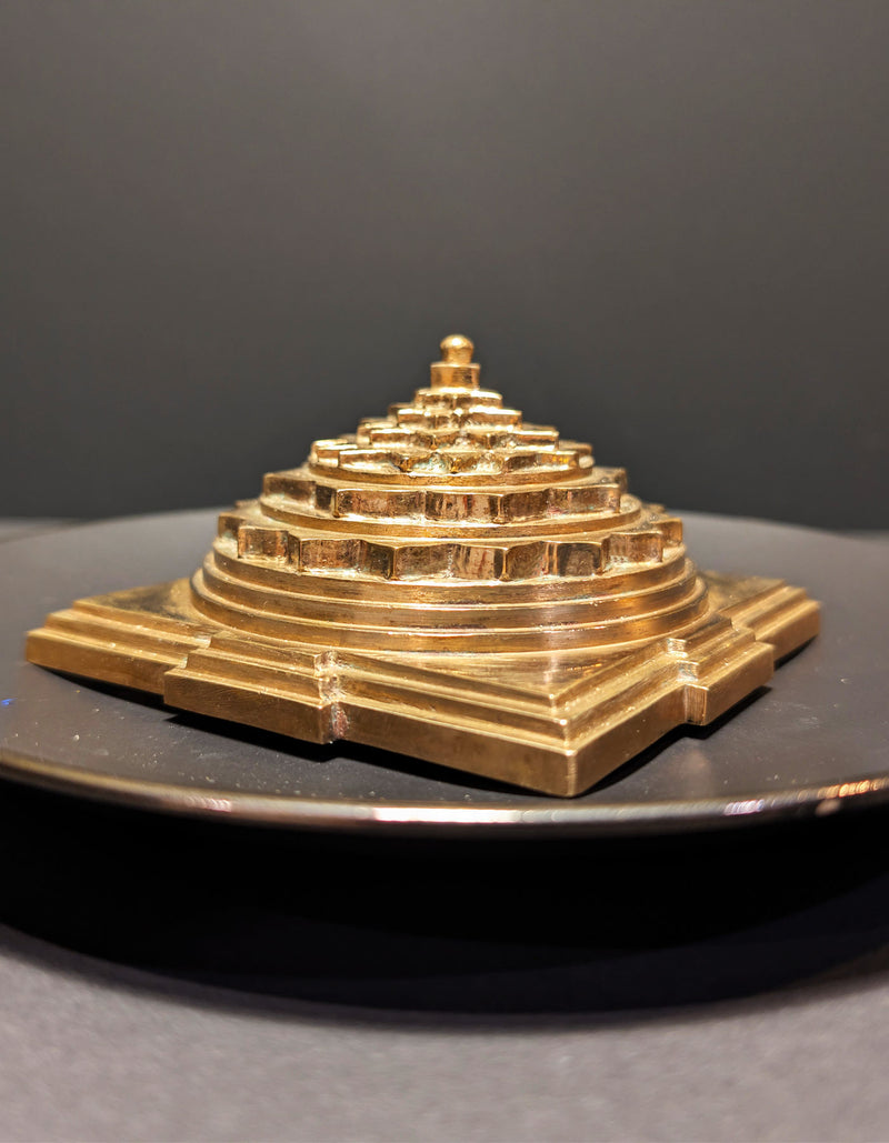 Maha Meru Sri Yantra | 4 1/8" Panchaloha