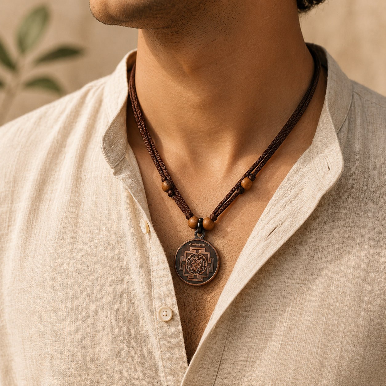 Narasimha Yantra Pendant | Copper 1