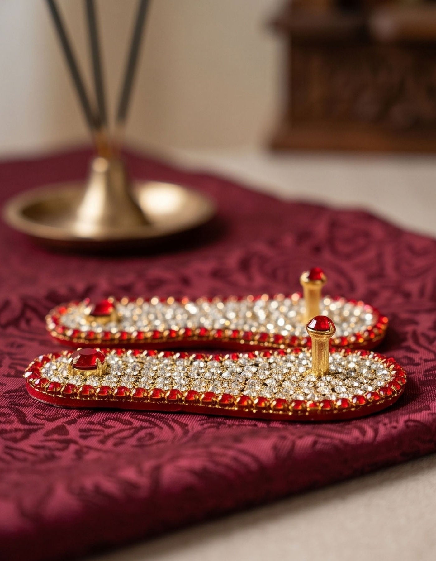 Jeweled Mini Padukas