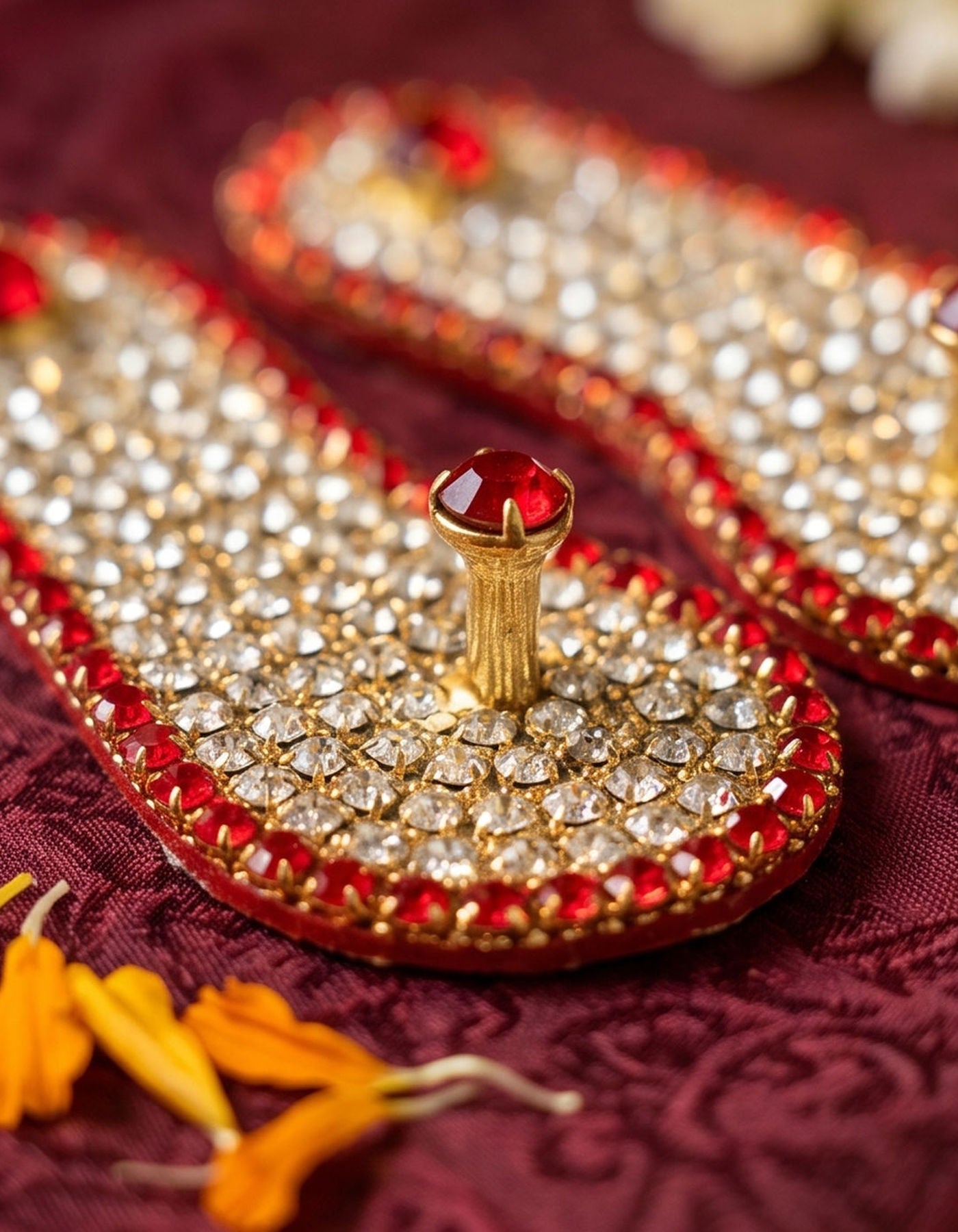 Jeweled Mini Padukas
