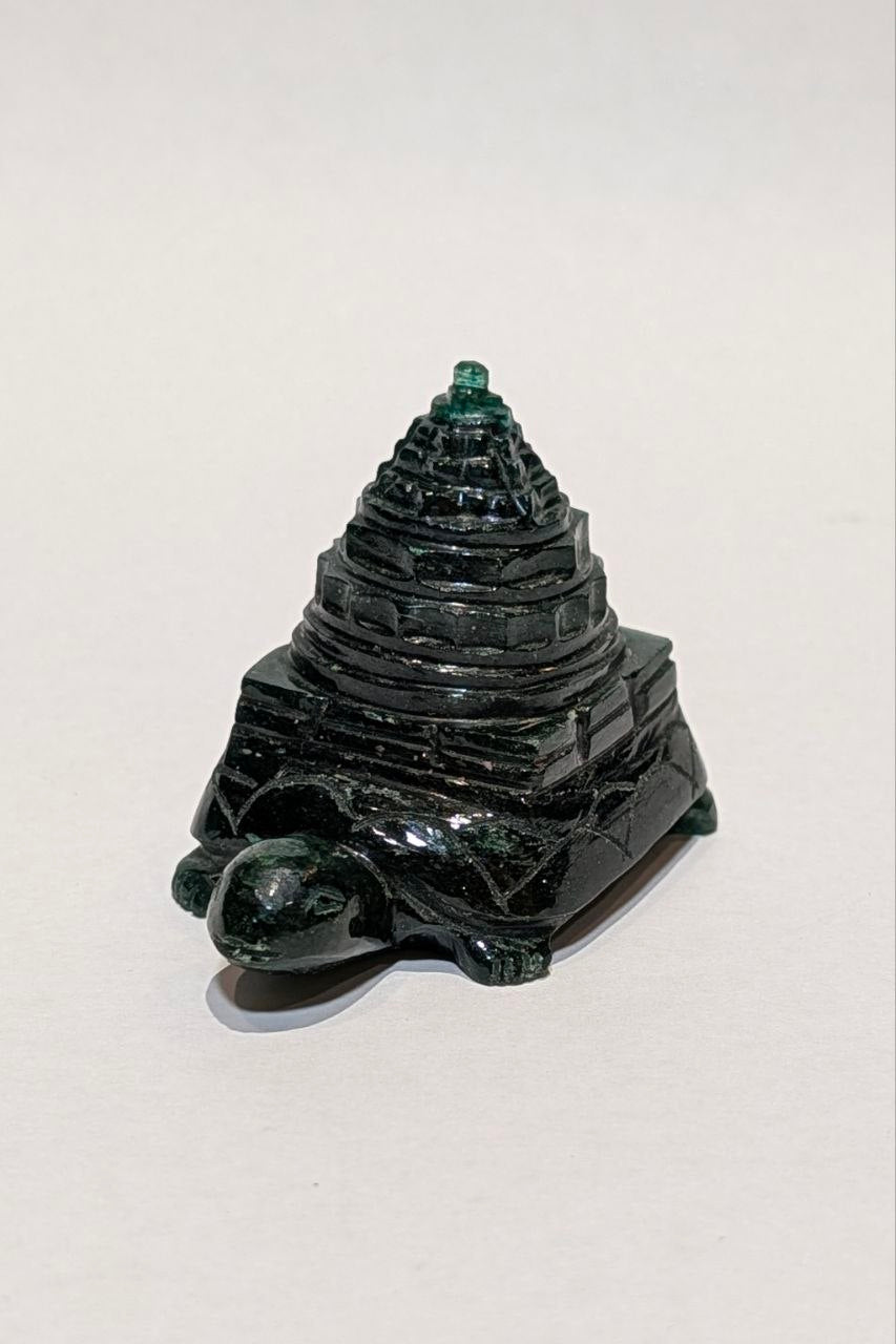 Maha Meru Sri Yantra | Zade Tortoise 2 1/8" 129g