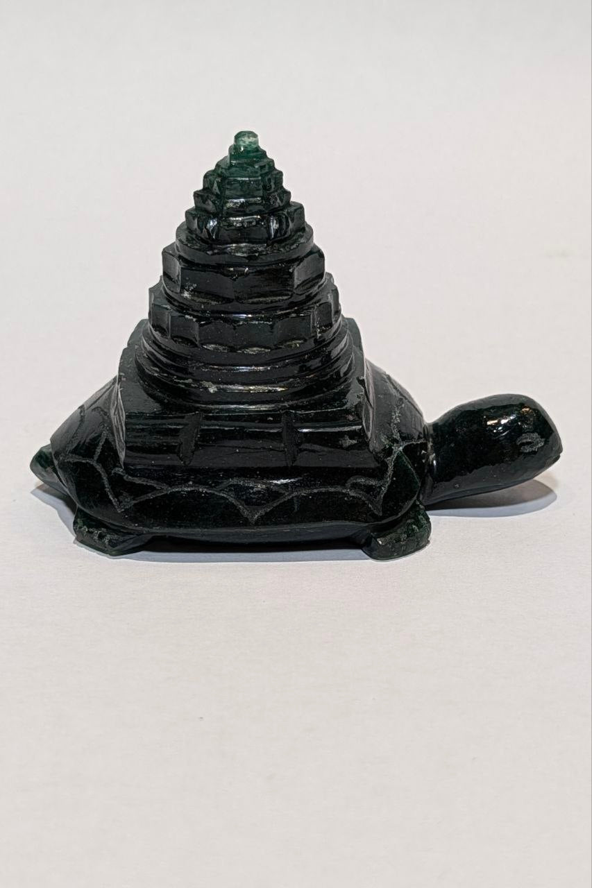 Maha Meru Sri Yantra | Zade Tortoise 2 1/4" 139g