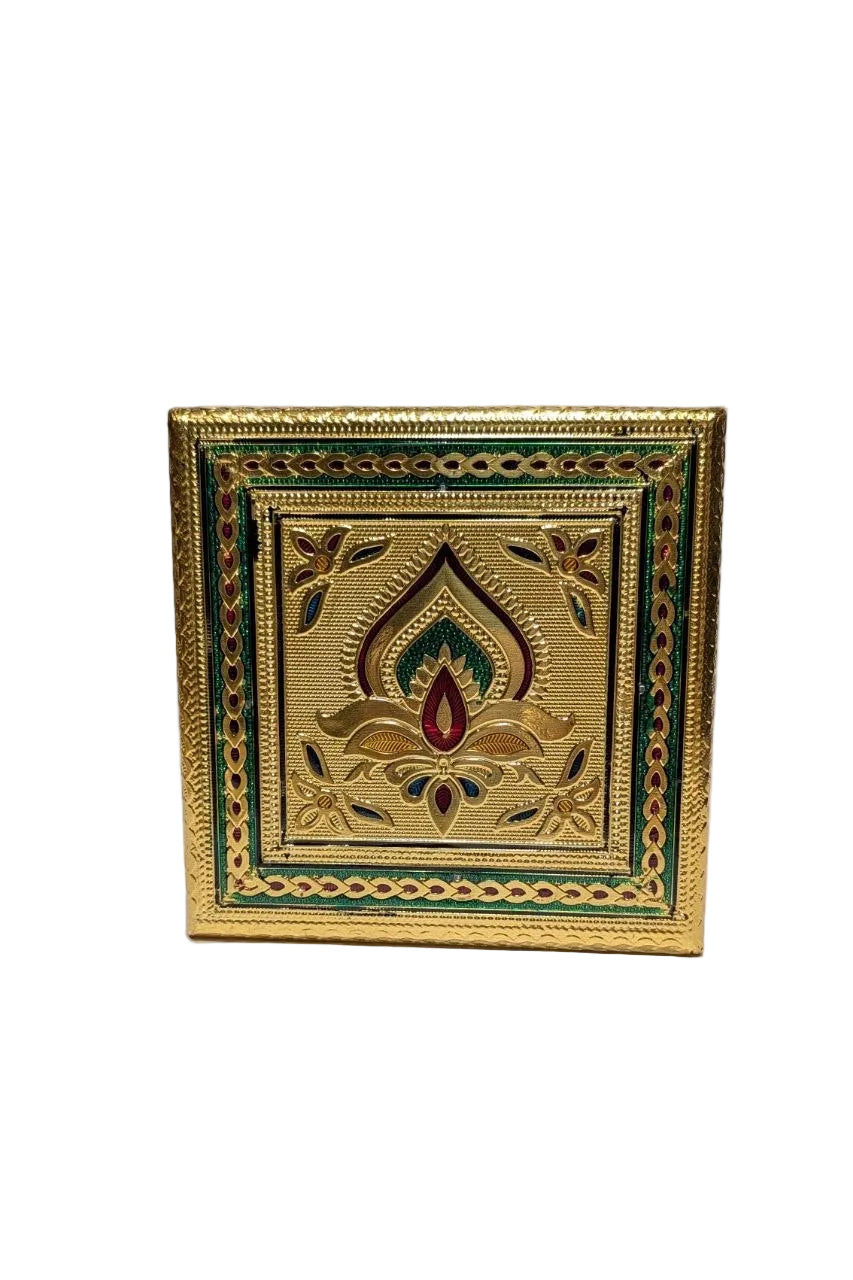 Puja Table | Bajot Chowki Meenakari | 6"