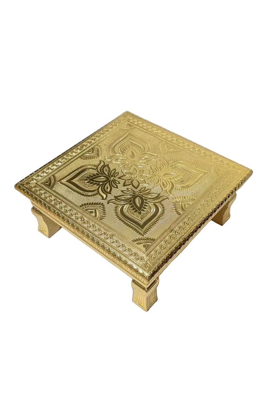 Puja Table | Bajot Chowki Meenakari | 12"