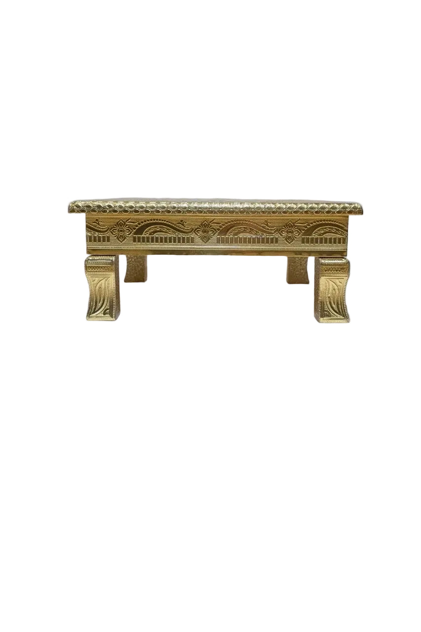 Puja Table | Bajot Chowki Meenakari | 12"