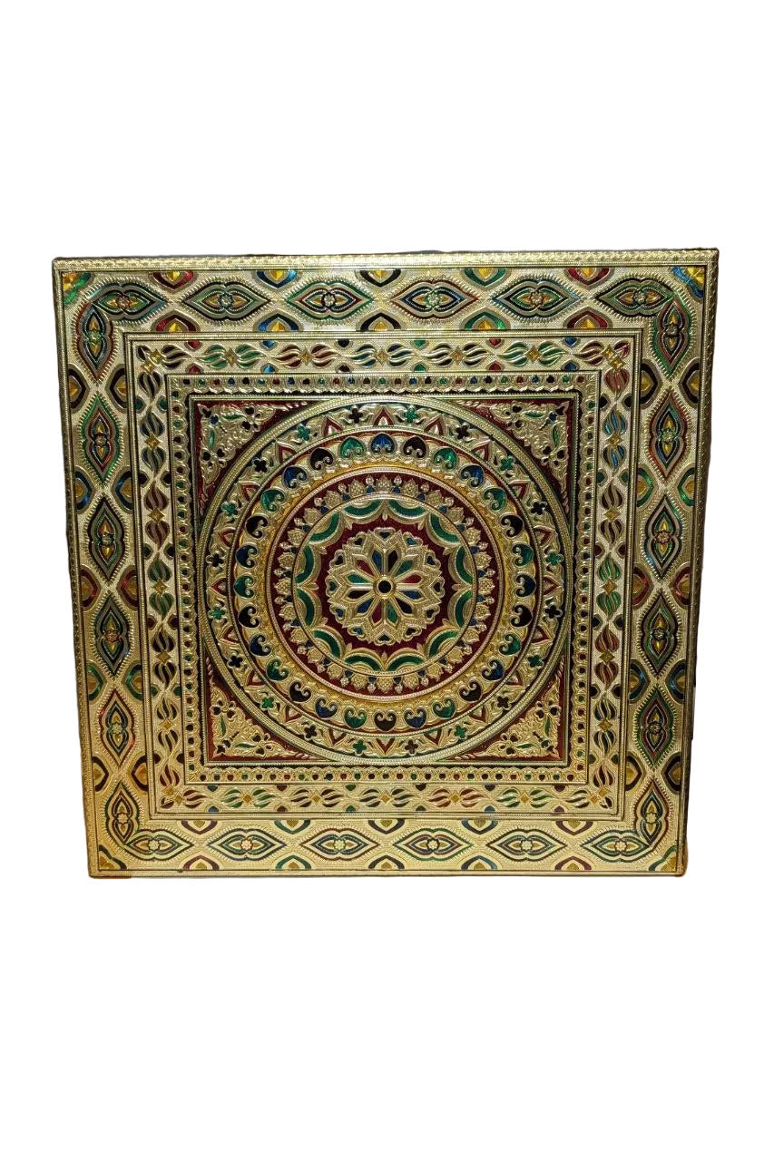 Puja Table | Bajot Chowki Meenakari | 24"