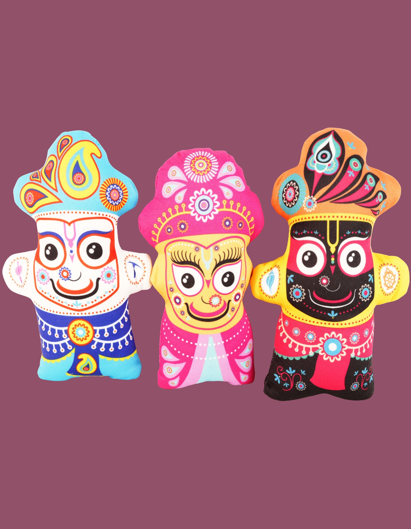 Plushie Jagannatha Balarama and Subhadra