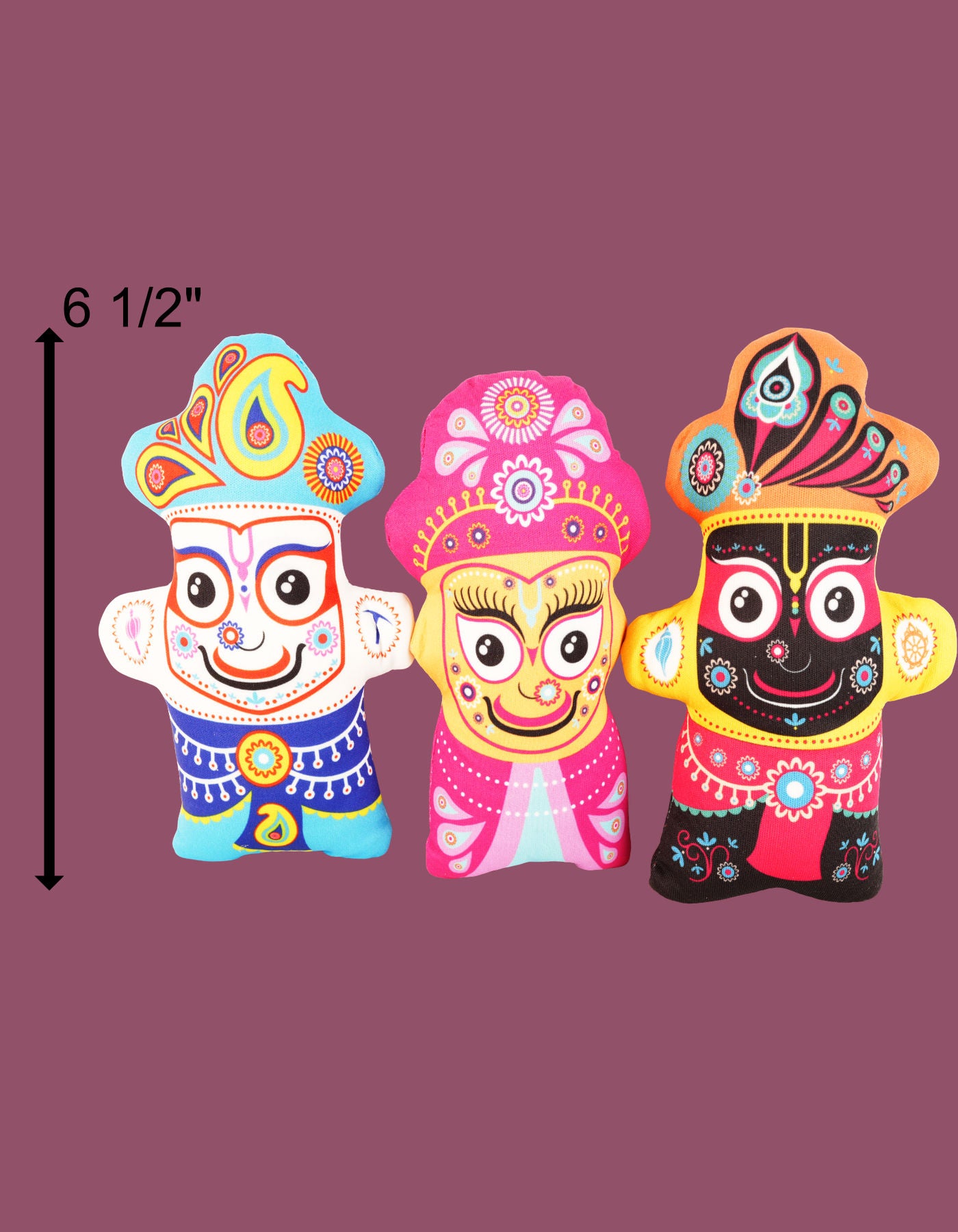 Plushie Jagannatha Balarama and Subhadra
