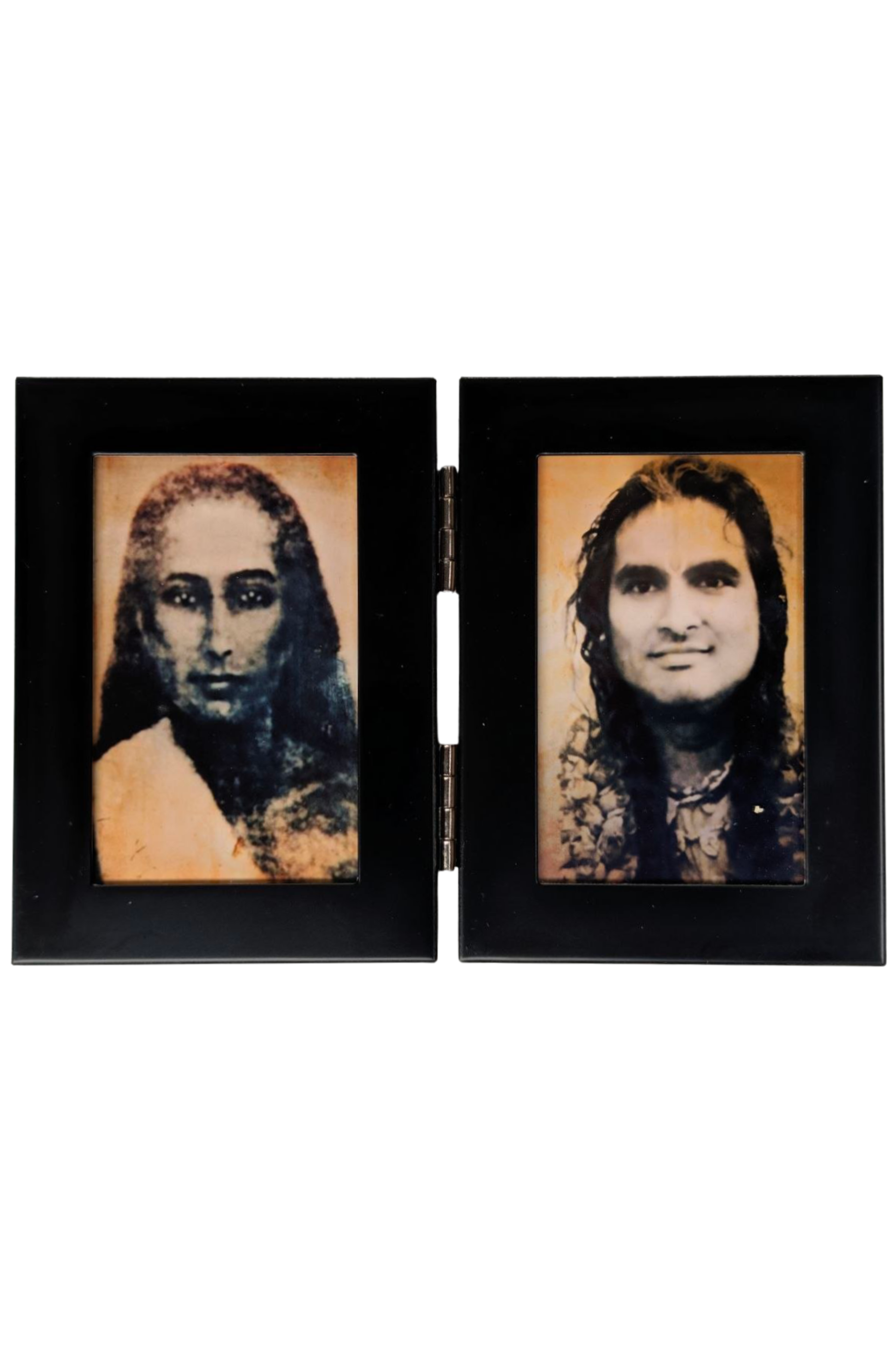 Paramahamsa Vishwananda & Mahavatar Babaji | 2 1/2 x 3 1/2 Black