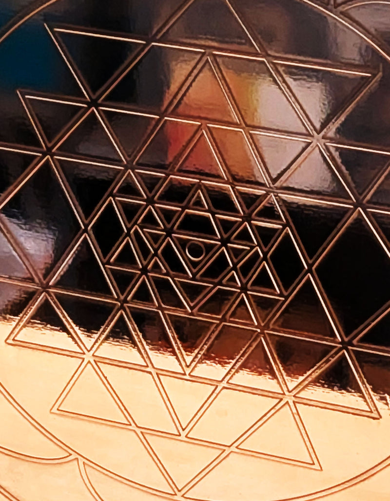 Sri Yantra | Copper Plate 7 Sizes