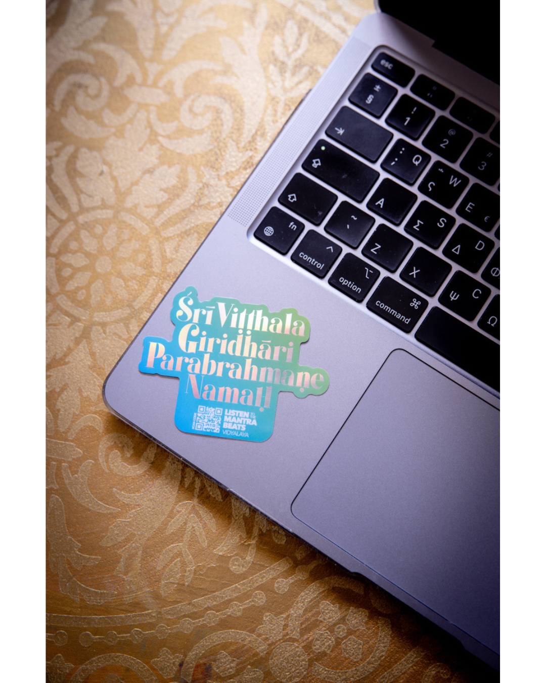 Sri Vitthala Giridhari Parabrahmane Namah Holographic Sticker