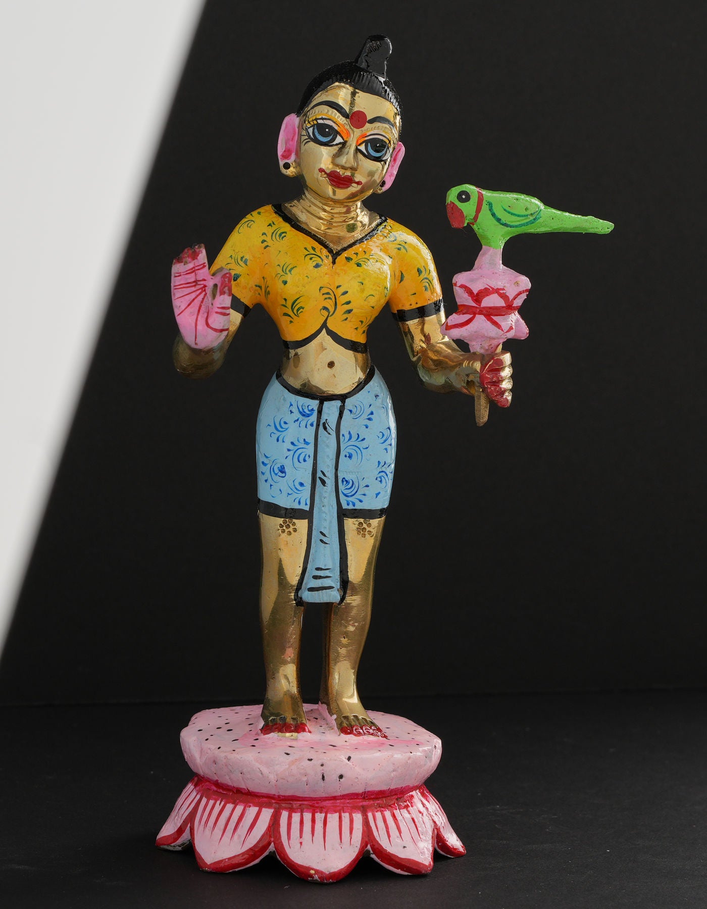 Tulsi Devi | AD Golden Painted 7"