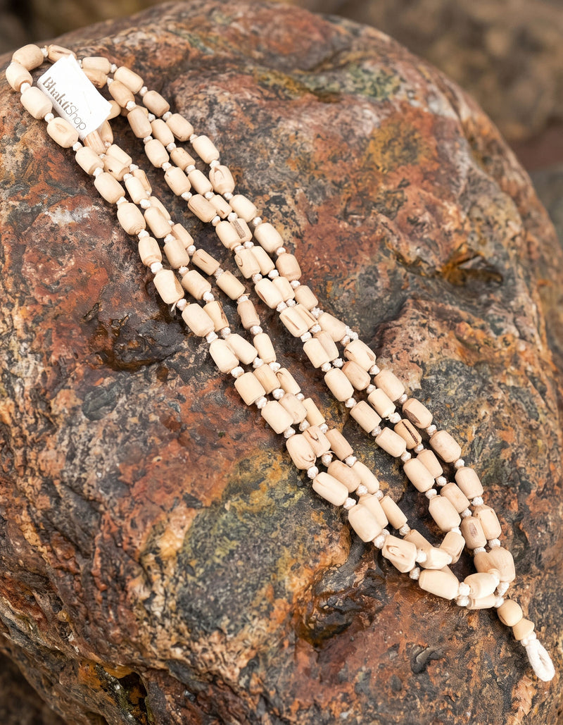 Tulsi Mala | Graduated Barrel Beads