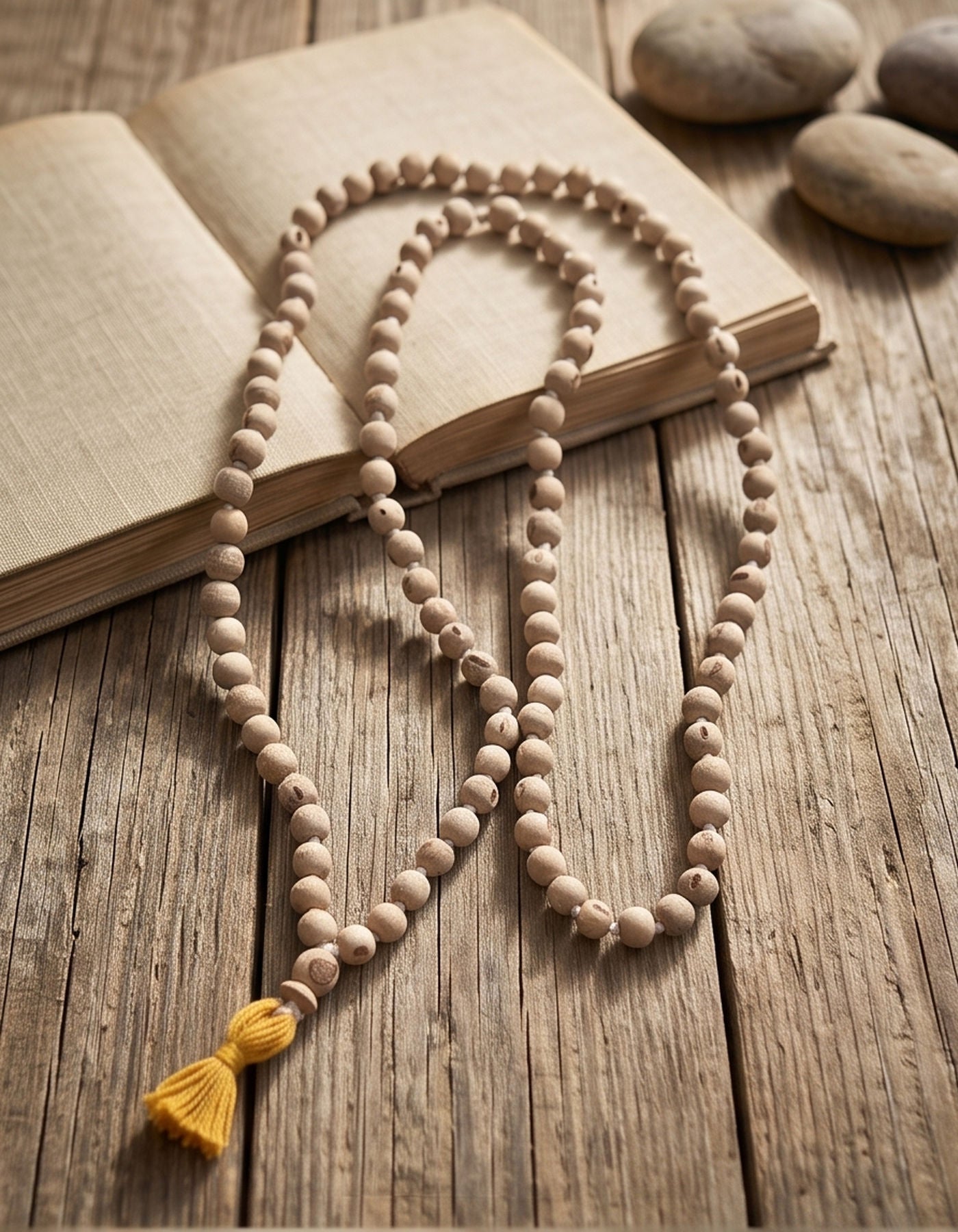 Tulsi Mala | Smooth Round Beads