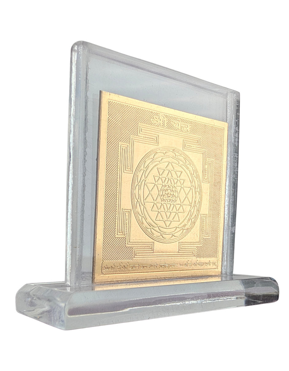 Sri Yantra with Lakshmi | Includes Stand