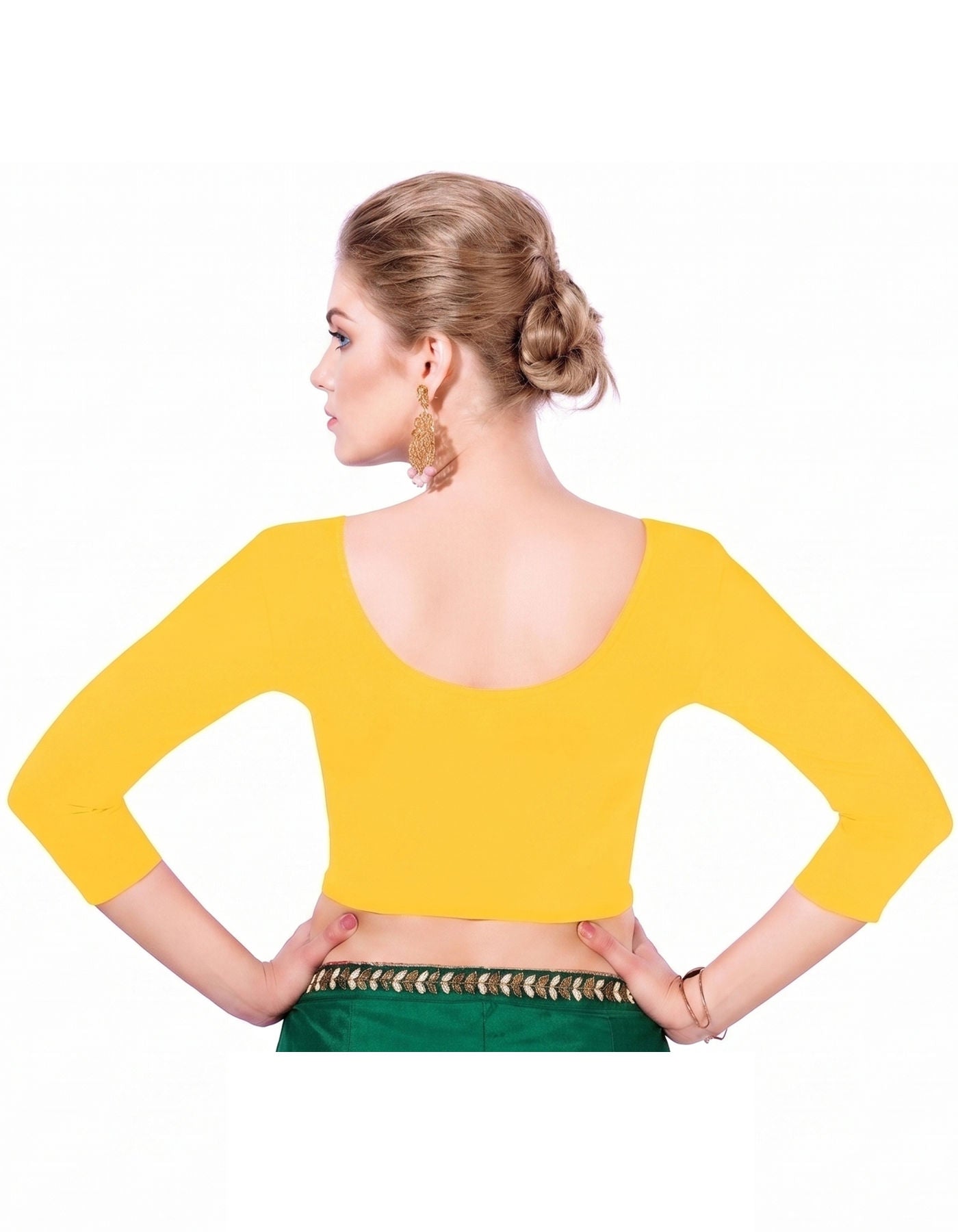 Choli | Long Sleeve Yellow